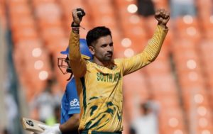Keshav Maharaj 11 February 2026 Surjeet Yadav ICC via Getty Images