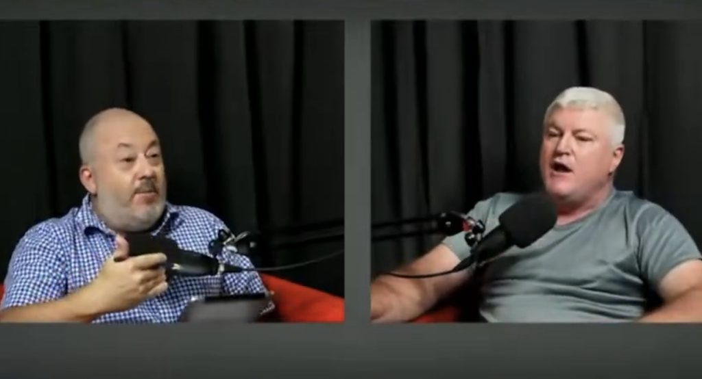 Watch: Ex-Aussie spinner loses it on podcast